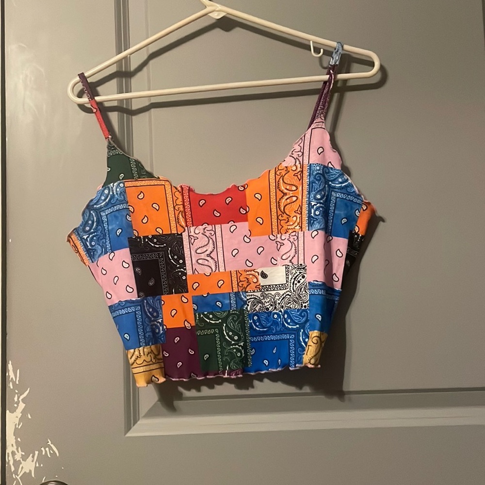 Bandana cropped top